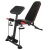 Adjustable Weight Bench with Preacher Curl Pad