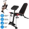 Adjustable Weight Bench with Preacher Curl Pad
