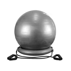 Workout Resistance Bands and Exercise Ball Chair System.