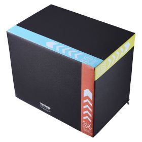 VEVOR 3 in 1 Plyometric Agility Jump Box
