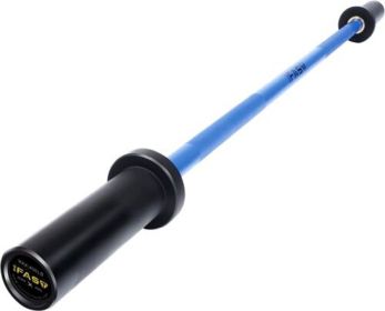 Blue Olympic Barbell Bar