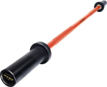 Orange Olympic Barbell Bar.