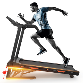 Electric Treadmill with Bluetooth Speaker