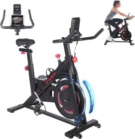 Indoor Exercise Bike with LCD Monitor.