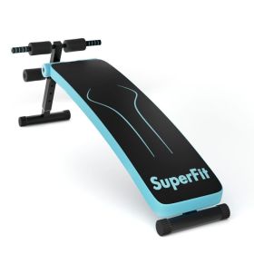 Integrated-Style Folding Weight Bench. Adjustable Sit-up Board Workout Slant Bench.