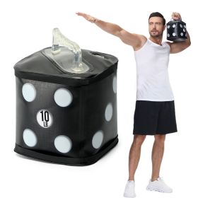 Water Filled Kettlebells Set. Fitness Exercise Dice. 10 lbs. for Strength Training.
