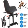 Adjustable Weight Bench with Preacher Curl Pad