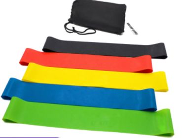 Yoga Fitness Stretch Rally Bands (Option: Five packs)