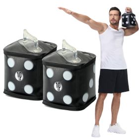 20lb Dice Dumbbell Pair (Option: 2x10lb-Black)