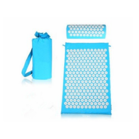Acupressure Yoga Massage Cushion and Pillow (Option: Sky Blue-Set)