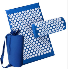 Acupressure Yoga Massage Cushion and Pillow (Option: Blue-Set)