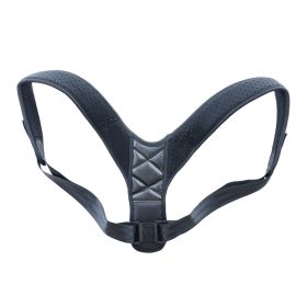 Medical Clavicle Posture and Lower Back Correction Strap (Option: Black-L)