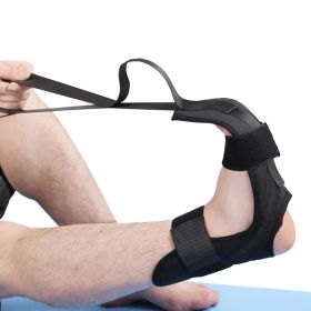 Yoga Ligament Stretching Belt (Option: Black-1pc)