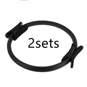 Yoga Pilates Resistance Ring (Option: Black2sets)
