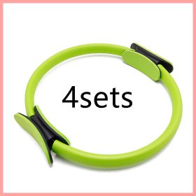 Yoga Pilates Resistance Ring (Option: Green4sets)
