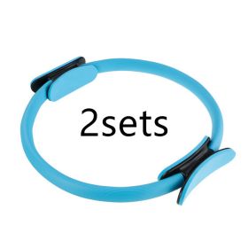 Yoga Pilates Resistance Ring (Option: Blue2sets)