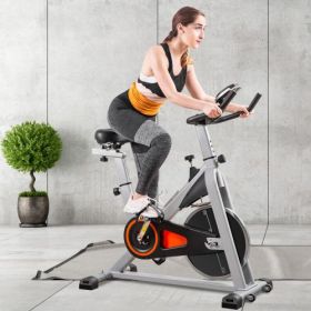 Stationary Belt Driven Smooth Exercise Bike (Option: as picture)