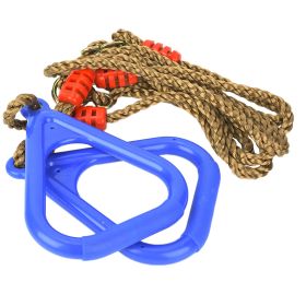 Adjustable Plastic Children Hanging Ring (Color: Blue)