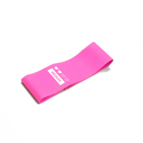Sport Bodybuilding Rubber Resistance Bands (Color: pink)
