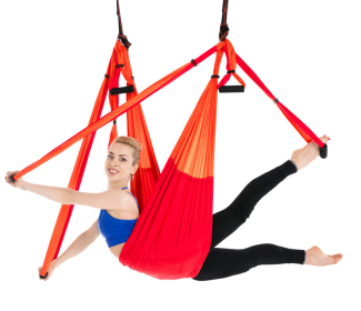 Anti-Gravity Yoga Hammock (Option: Double red)