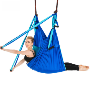 Anti-Gravity Yoga Hammock (Option: Double blue)