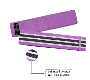 Elastic Squat Resistance Band (Option: Purple-L-Q1pc)