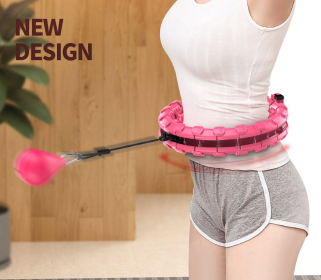 Lazy Waist Weight Loss Circle (Option: Grapefruit pink-24 knots)