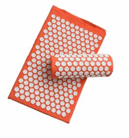 Acupressure Yoga Massage Cushion and Pillow (Option: Orange-Lotus)