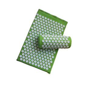 Acupressure Yoga Massage Cushion and Pillow (Option: Fruit Green-Lotus)