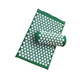 Acupressure Yoga Massage Cushion and Pillow (Option: Grass Green-Lotus)