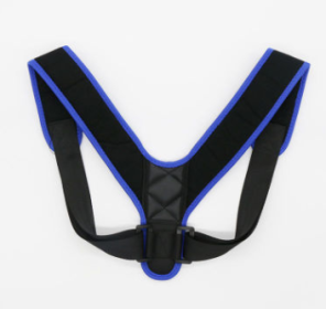 Medical Clavicle Posture and Lower Back Correction Strap (Option: Blue-M)