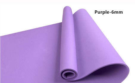 Super Soft EVA Fitness Mat (Option: Purple6mm)