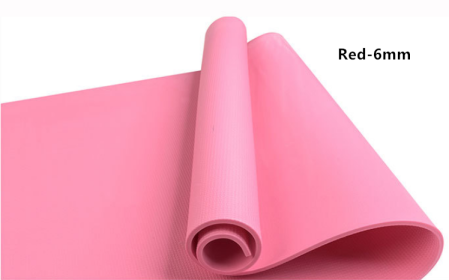 Super Soft EVA Fitness Mat (Option: Red6mm)