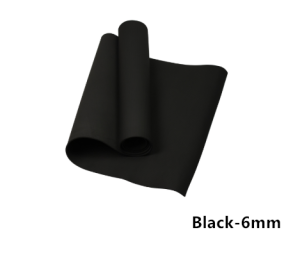 Super Soft EVA Fitness Mat (Option: Black6mm)