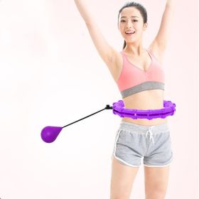 Fitness Ring Adjustable Sport Hoops (Option: Purple-24 knots)