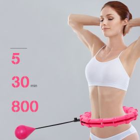 Fitness Ring Adjustable Sport Hoops (Option: Pink-24 knots)