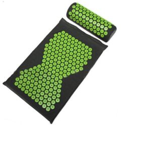 Acupressure Yoga Massage Cushion and Pillow (Option: B green-Set)
