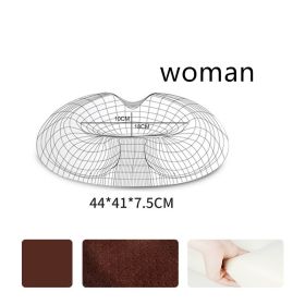 Seat Cushion Pillow for Office Chairs (Option: Coffee-Velvet-Woman)