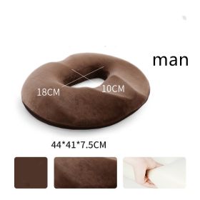 Seat Cushion Pillow for Office Chairs (Option: Coffee-Crystal-Man)