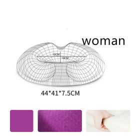 Seat Cushion Pillow for Office Chairs (Option: Purple-Velvet-Woman)