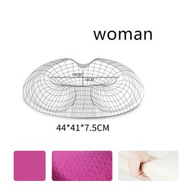 Seat Cushion Pillow for Office Chairs (Option: Rose Red-Velvet-Woman)