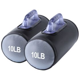 2X10lb Water Dumbbell Free Weights (Option: 2x10lbs-Black)