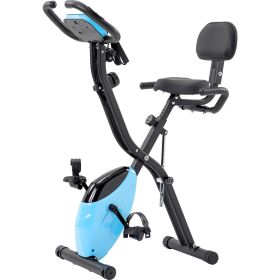 Recumbent X-Bike with 10-Level Resistance (Color: Black)