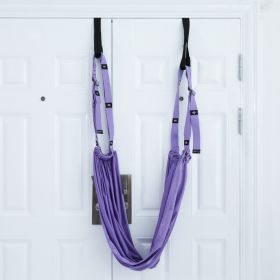 Yoga Belt Inverted Rope Pull (Color: Purple)