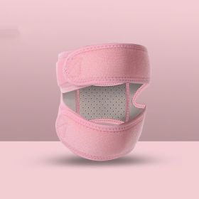 1pc Adjustable Sports Patella Pad, Knee Support Brace for Men and Women. (Color: pink)