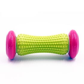 Foot Roller Massage For Relief of Plantar Fasciitis and Heel Foot Arch Pain. Reflexology Massager for Back, Leg and Hand Pain.Relaxtion (Color: pink)