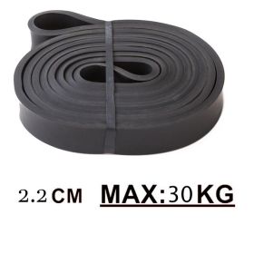 Pull Up Elastic Rubber Resistance Bands. (Color: Black)