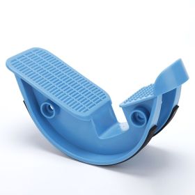 Foot Rocker Stretching Balance Board for Legs, Muscle. (Color: Blue)