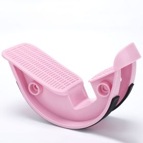Foot Rocker Stretching Balance Board for Legs, Muscle. (Color: pink)