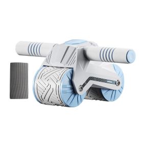 2 In1 Belly Wheel Balanced Support and Exerciser. (Ships From: China, Color: grey blue)